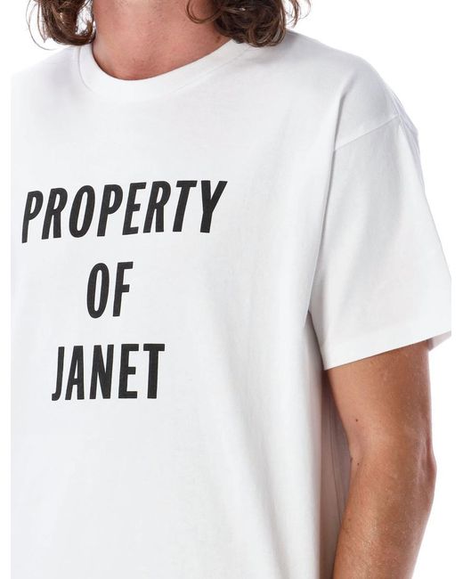Bode White Janet Tee for men