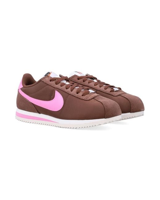 Nike Purple Cortez With Suede Inserts