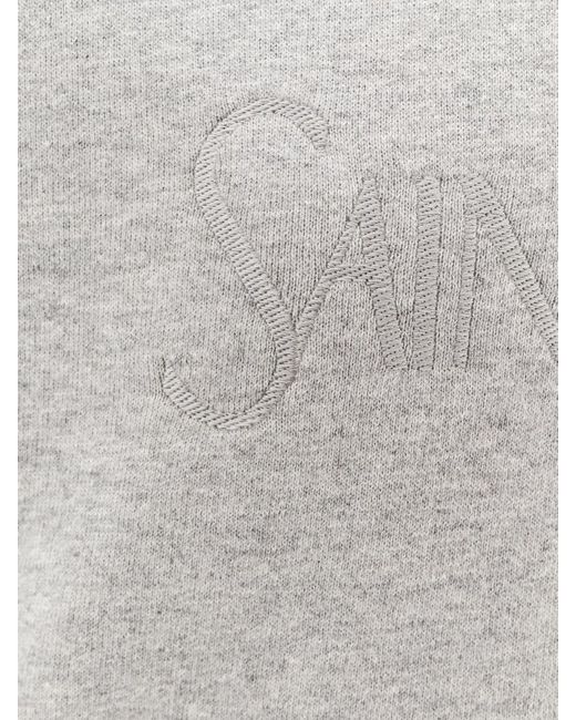Saint Laurent White Sweatshirt