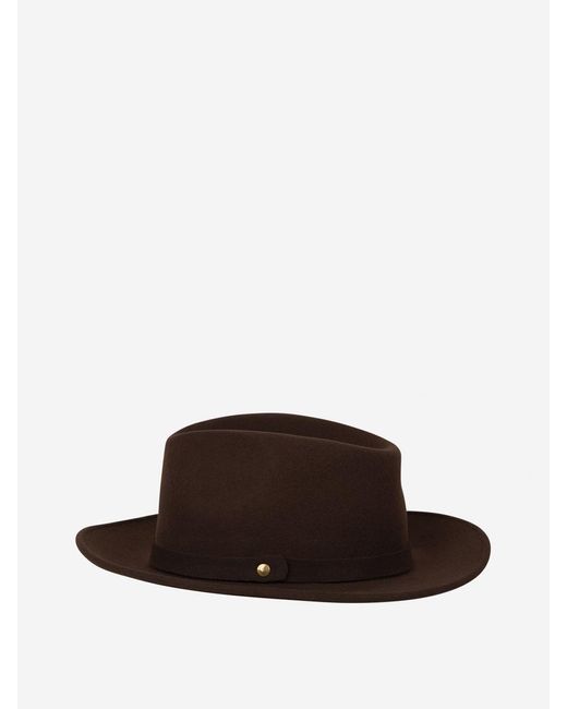 Lock & Hatters Brown Nomad Trilby Hat for men