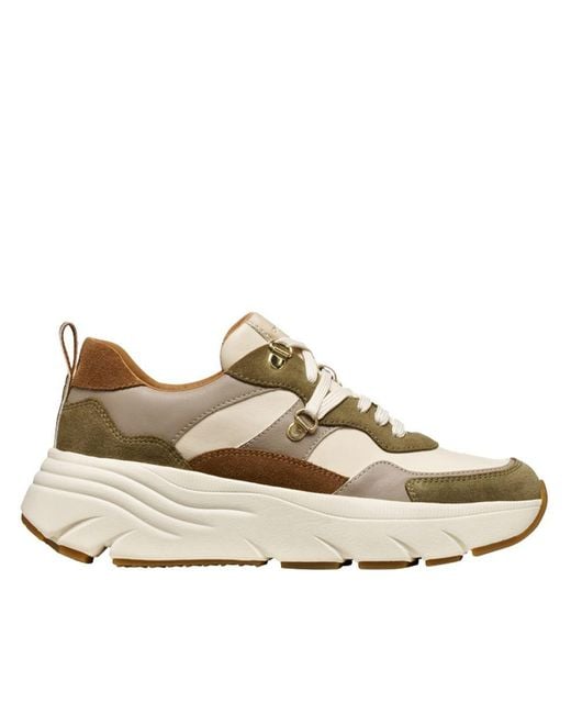 Geox Natural Diamanta Platform Sneakers