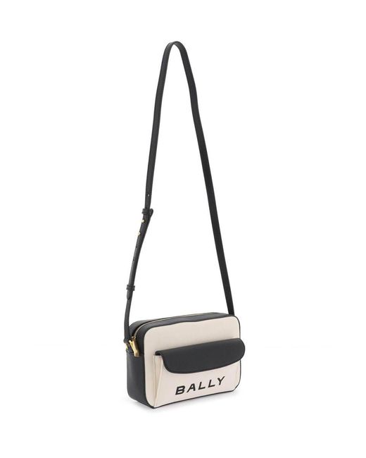 Bally Gray 'bar' Crossbody Bag