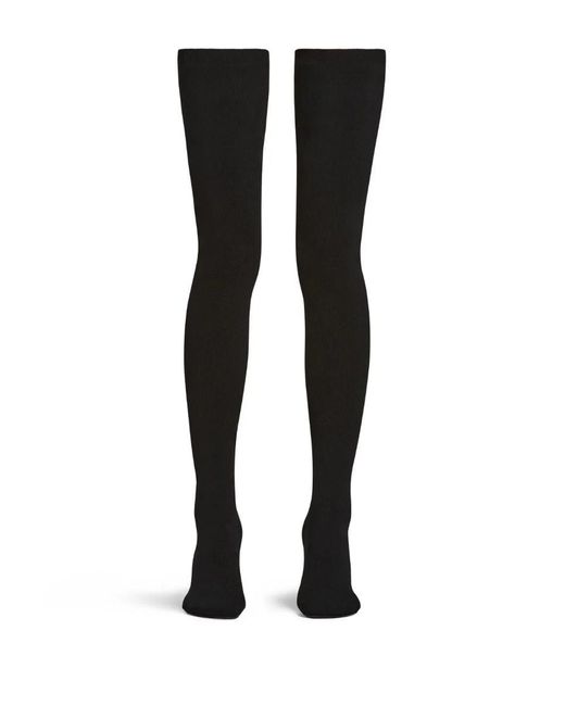 Balenciaga Black Anatomic 110mm Thigh-high Boots