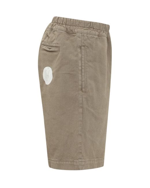 14 Bros Gray Short Pants With Pockets for men