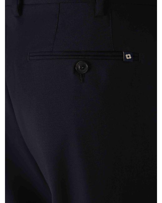 Lardini Blue Formal Wool Pants for men