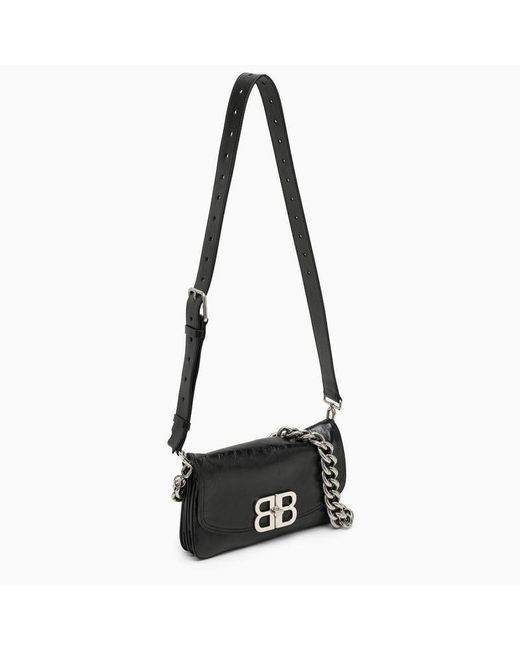 Balenciaga BB Soft Small Flap Leather Shoulder Bag