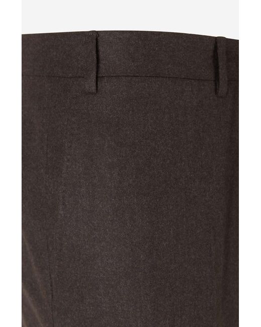 Canali Gray Formal Wool Trousers for men
