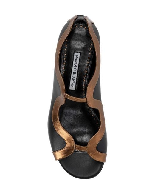 Manolo Blahnik Black Sandals