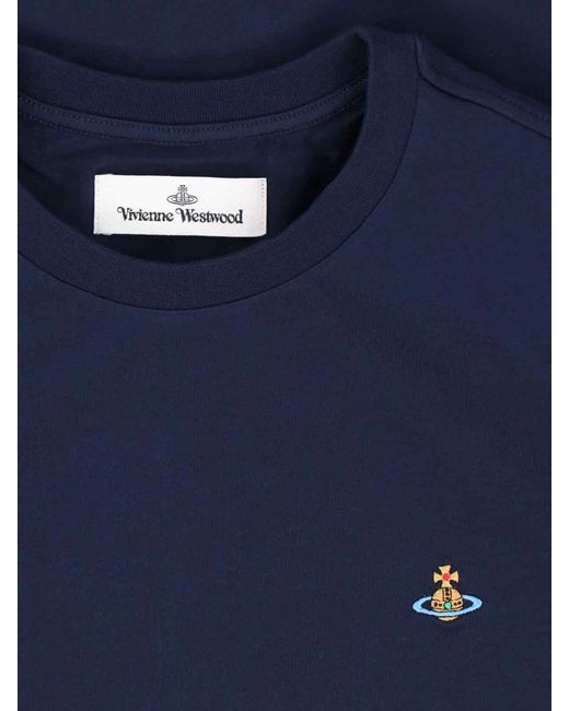 Vivienne Westwood Blue Orb Logo T-Shirt