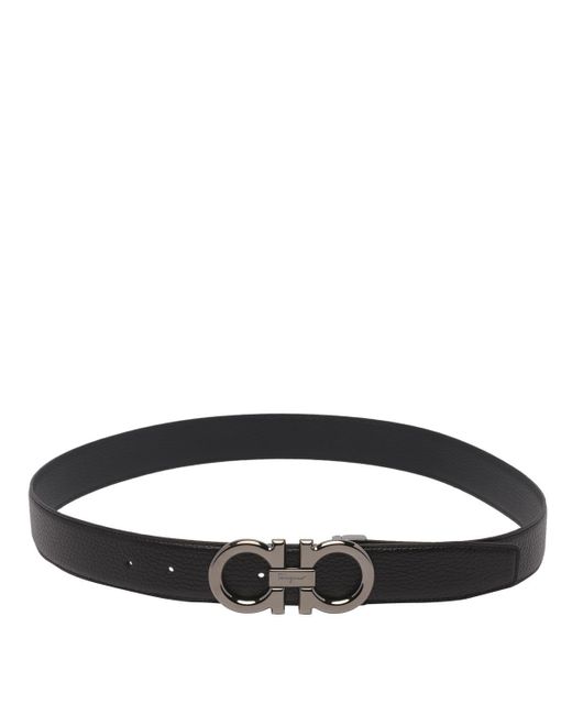Ferragamo Black Belts for men