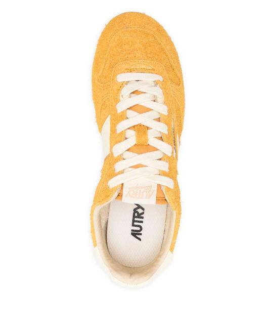 Autry Yellow Windspin Sneakers