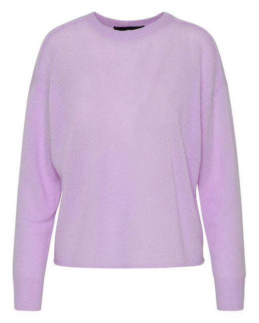 360cashmere Purple Elaine Lilac Cashmere Sweater