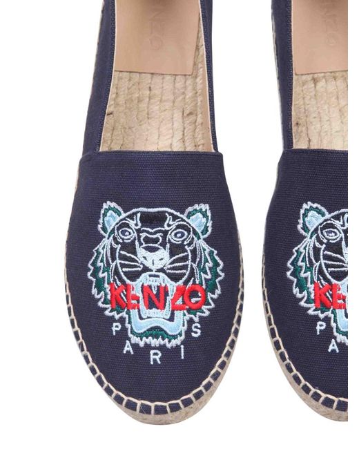 KENZO Rubber Tiger Espadrilles in Blue - Save 17% - Lyst