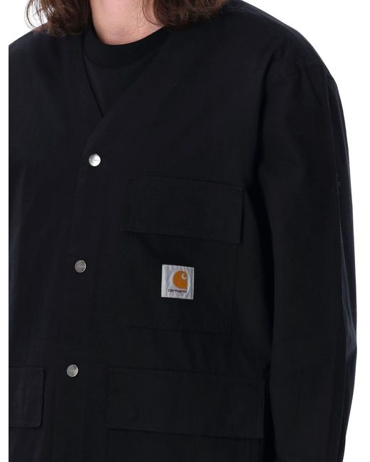 Carhartt Black Elroy Shirt Jacket for men