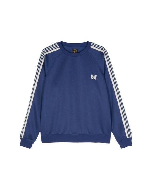 Needles Blue Sweaters for men