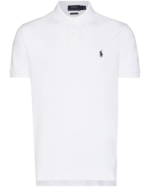 Polo Ralph Lauren Polo Shirt in White for Men | Lyst UK
