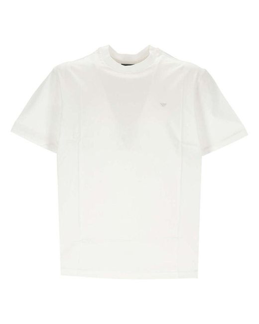 Emporio Armani White T-Shirts And Polos for men