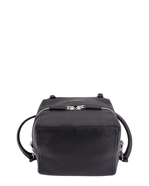 Givenchy Black Small Pandora Grained Leather Crossbody Bag for men