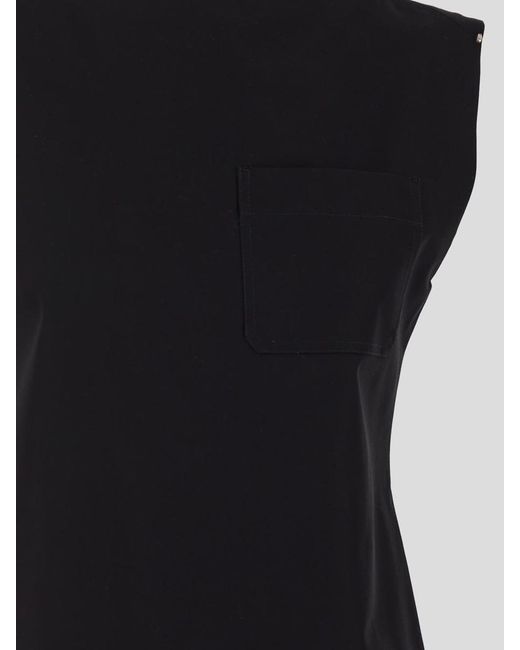 Sportmax Black T-Shirts And Polos
