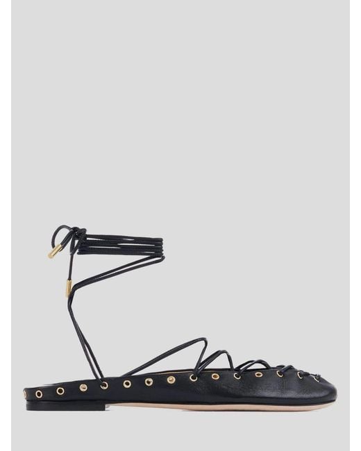 Chloé White Flat Shoes