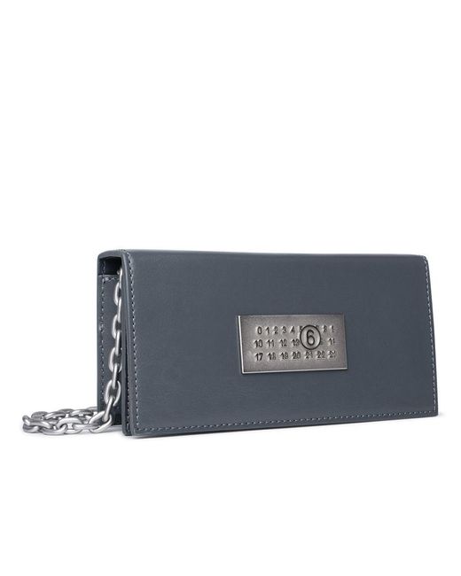 MM6 by Maison Martin Margiela Gray Walletwith Chain