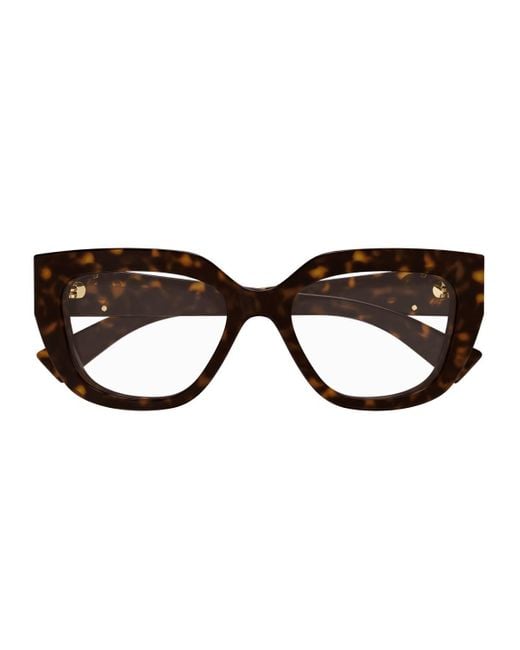 Gucci Brown Gg1847O Linea Emblem Eyeglasses