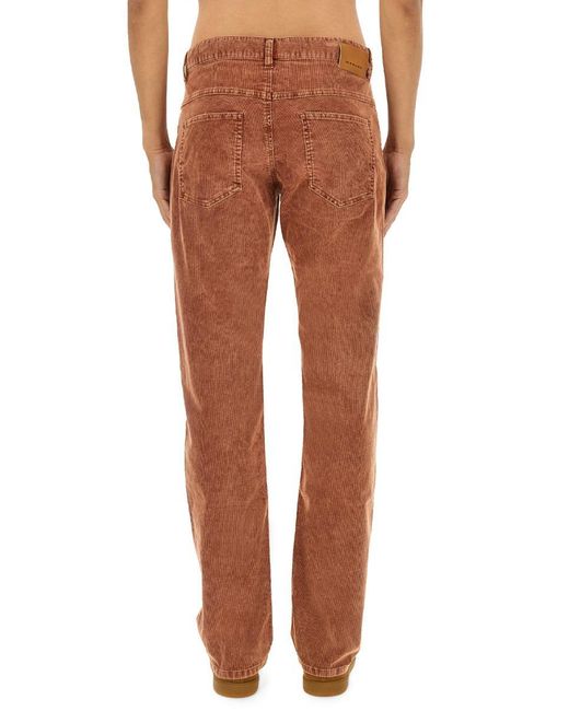Isabel Marant Brown Pants "Lewys" for men
