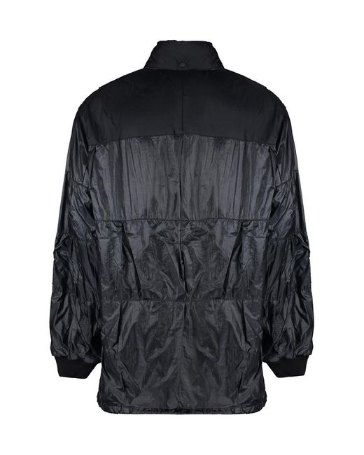 Our Legacy Black Exhaust Puffa Techno Fabric Jacket for men