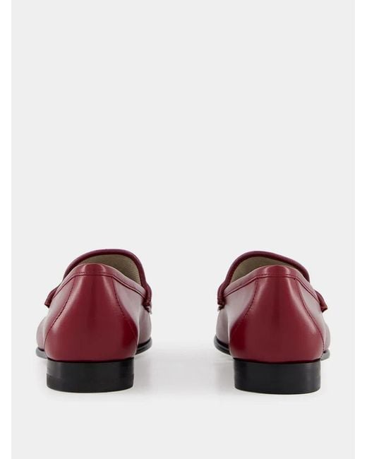 Gucci Red "Horsebit 1953" Loafers