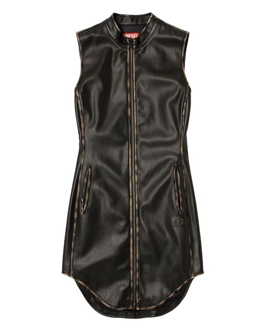 DIESEL Black 'D-Eneas' Sleeveless Short Dress