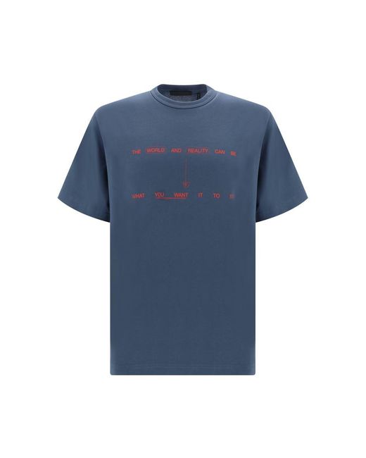Helmut Lang Blue T-shirts for men