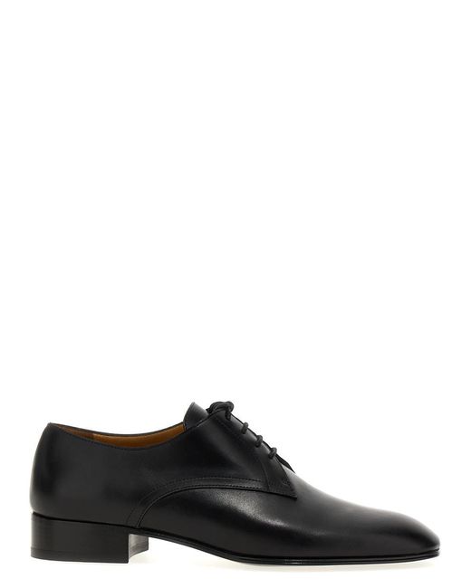 The Row Black Kay Oxford Derbies Shoes