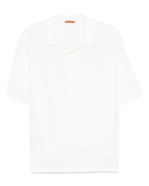 Barena White Camicia Mola Telino for men