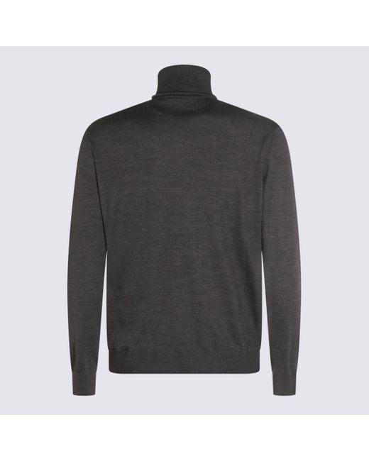 Malo Gray Cashmere Jumper for men