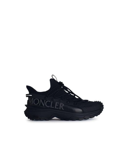 Moncler Blue 'Lite2' Tech Fabric Sneakers for men