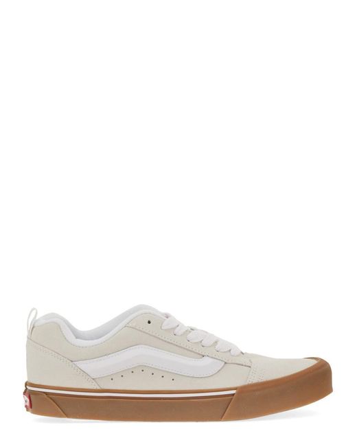 Vans White Knu Skool Sneaker