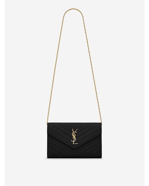 Saint Laurent White Cassandre Wallet Bag