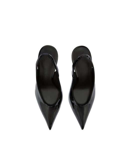The Attico Black Slingback 'Viper'
