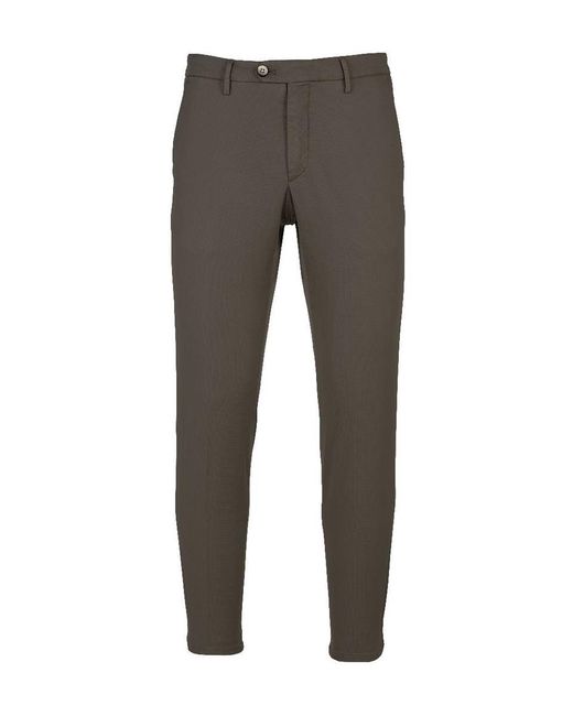 Michael Coal Gray Trousers for men