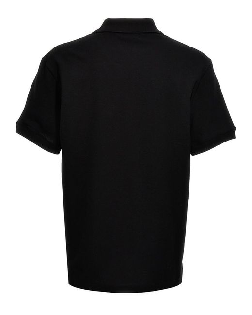 Alexander McQueen Black Logo Shirt Polo for men