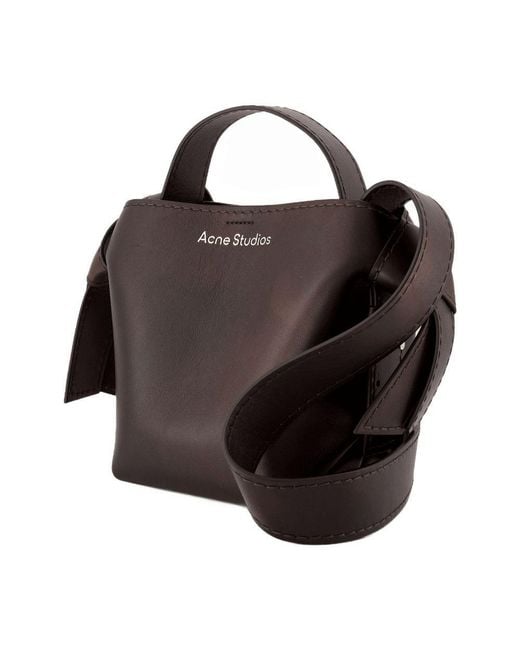 Acne Black Musubi Mini Aged R Crossbody