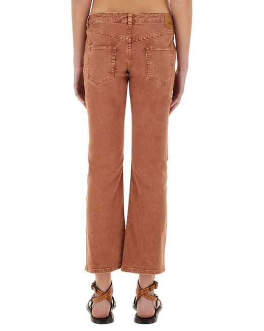 Isabel Marant Orange Pants "Vanel"