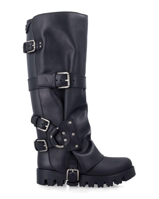Dolce & Gabbana Black Polyvinyl Rain Boots main image 1