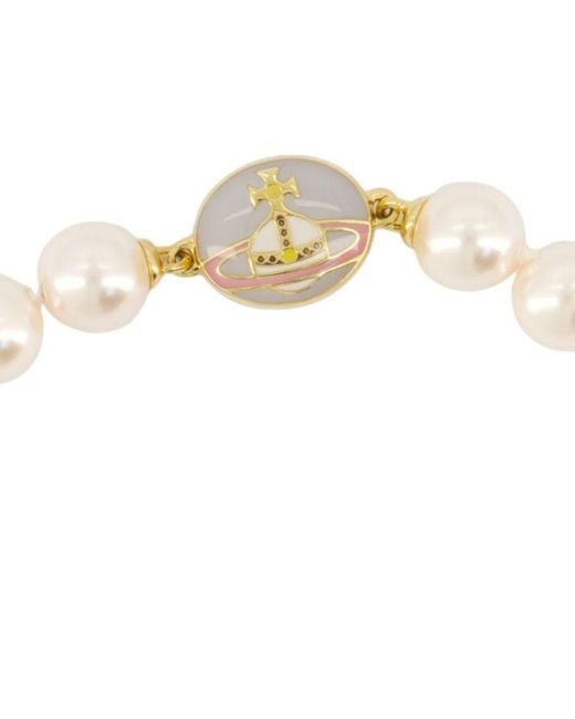 Vivienne Westwood White Loelia Bracelet