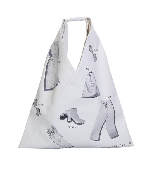 MM6 by Maison Martin Margiela Japanese Bag By In Triangle Shape With