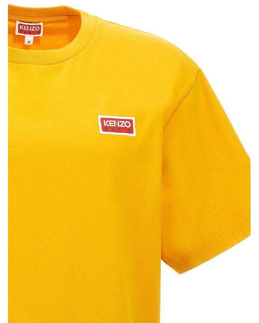KENZO Yellow Paris T-shirt for men