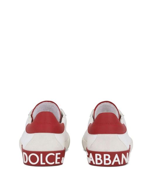 Dolce & Gabbana Red Sneakers Shoes for men