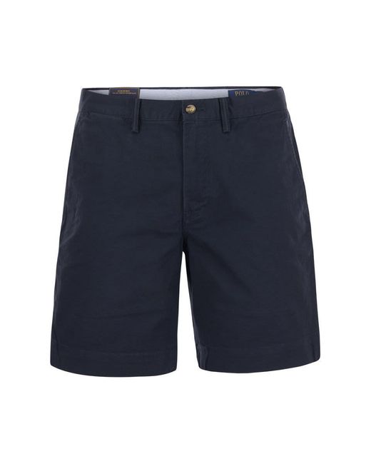 Polo Ralph Lauren Blue Stretch Classic Fit Chino Short for men