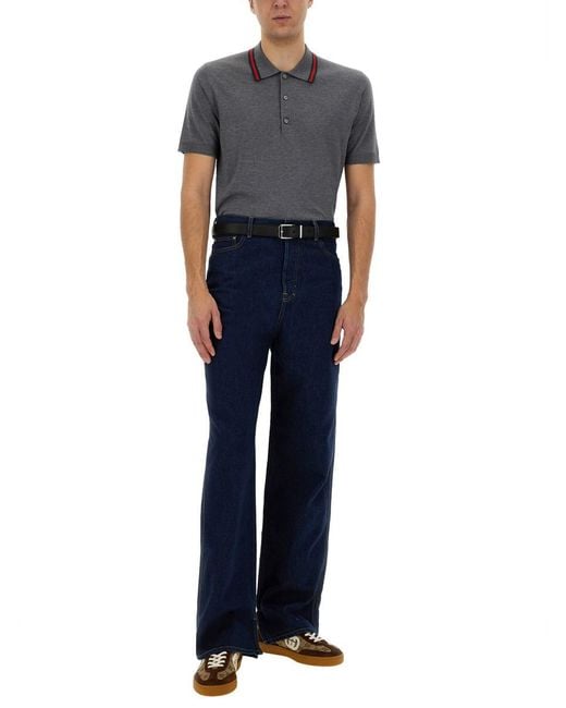 Gucci Blue Denim Pants for men
