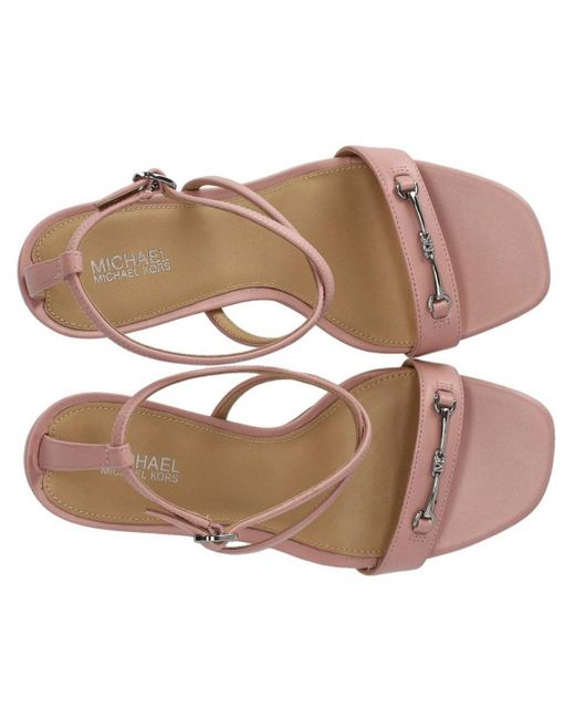 Michael Kors Pink Lena Heeled Sandal